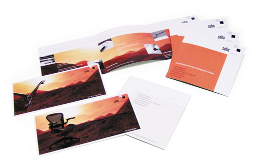 Folder und Postkarten-Mailing