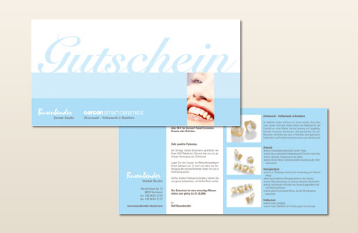 Werbemittel Busenbender Dental Studio 